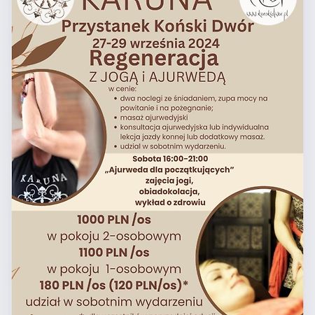 Agroturystyka Karuna - Ajurweda I Joga - W Konskim Dworze Oborniki Śląskie Екстериор снимка
